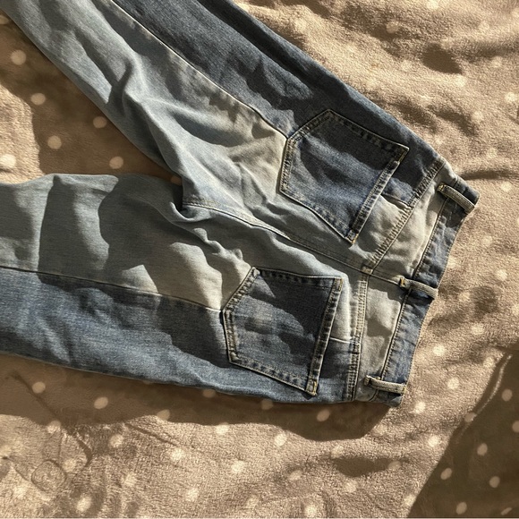 PACSUN: two panel high waisted straight leg jeans - Picture 6 of 7